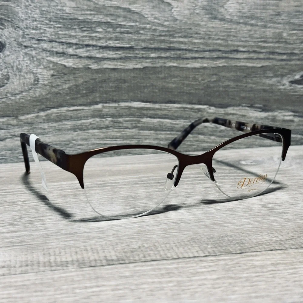 Dereon DOV532 210 Eyeglass Frames Womens 53-20-140‎ Brown Tortoise Cat Eye